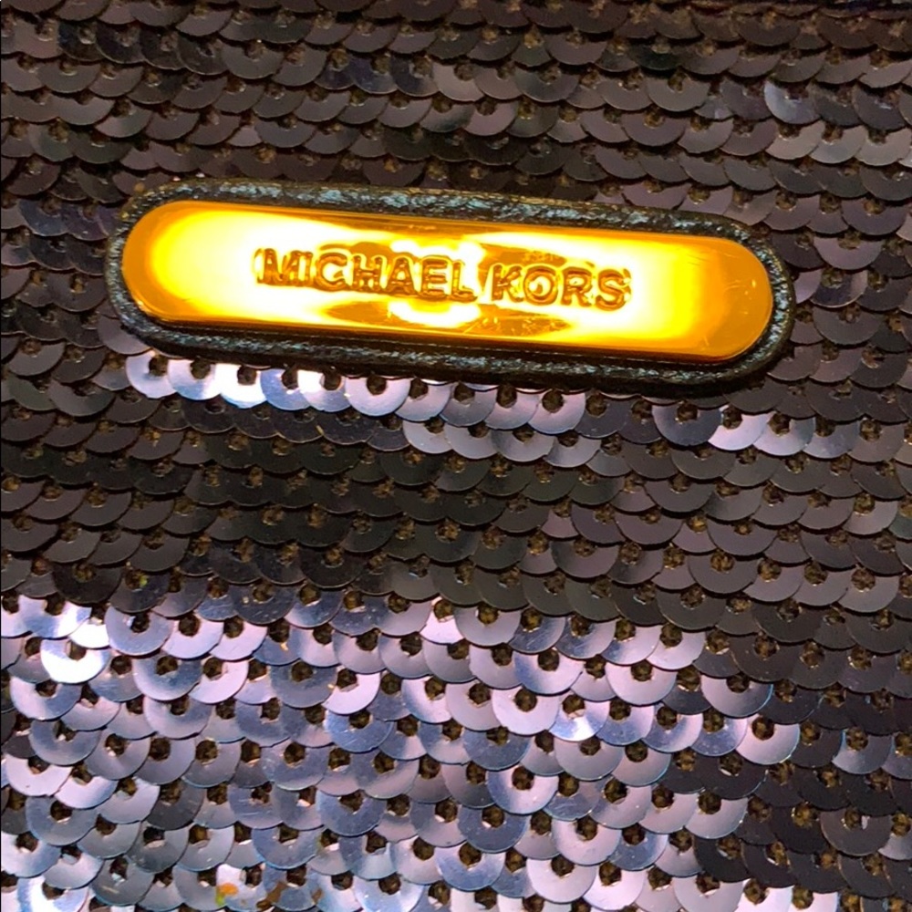 Michael Kors beautiful blue sequin bag - Picture 2 of 8